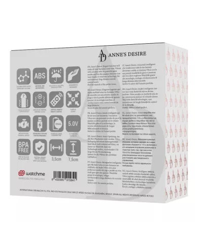 ANNE'S DESIRE - EGG TECHNOLOGIE DE TÉLÉCOMMANDE WATCHME NOIR/OR