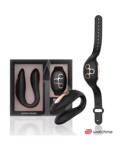 ANNE'S DESIRE - DUAL PLEASURE TECNOLOG A WATCHME NOIR/OR ANNE'S DESIRE - DUAL PLEASURE TECNOLOG A WATCHME NOIR/OR