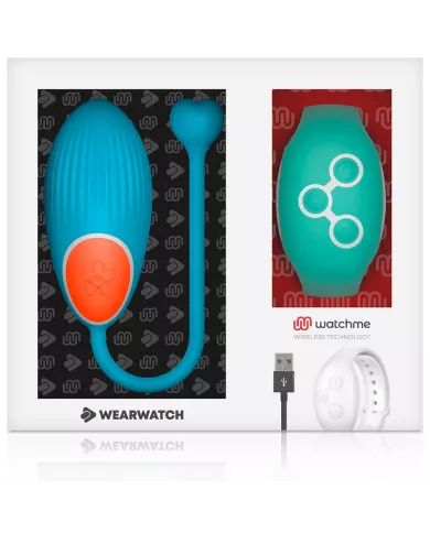 WEARWATCH - TÉLÉCOMMANDE WATCHME TECHNOLOGIE BLEU OEUF / AIGUE-MARINE