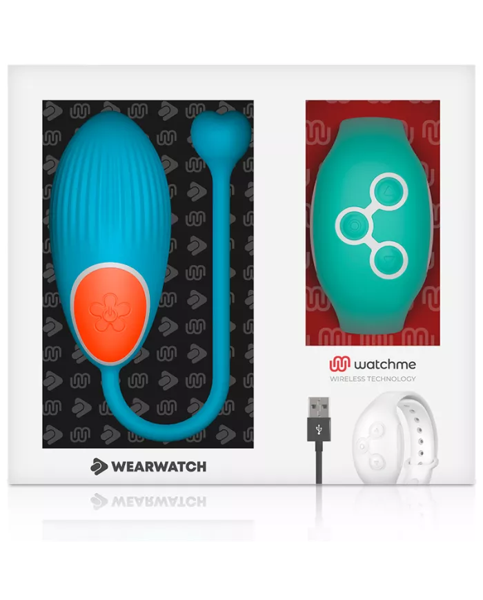 WEARWATCH - TÉLÉCOMMANDE WATCHME TECHNOLOGIE BLEU OEUF / AIGUE-MARINE