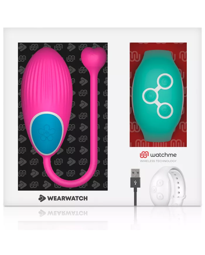 WEARWATCH - WATCHME TECHNOLOGIE TÉLÉCOMMANDE UF FUCHSIA / EAU DE MER