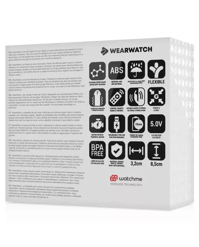 WEARWATCH - WATCHME VIBRATEUR DOUBLE TECHNOLOGIE INDIGO/NEIGE