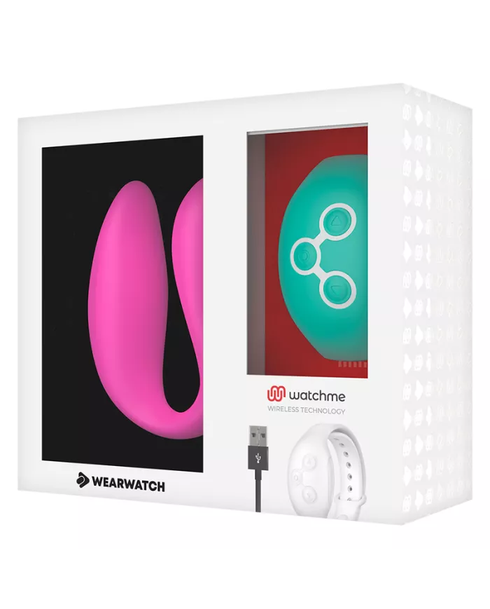 WEARWATCH - VIBRATEUR WATCHME DOUBLE TECHNOLOGIE FUCHSIA / EAU DE MER