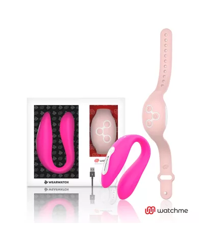 WEARWATCH - VIBRATEUR WATCHME DOUBLE TECHNOLOGIE FUCHSIA / ROSE WEARWATCH - VIBRATEUR WATCHME DOUBLE TECHNOLOGIE FUCHSIA / ROSE