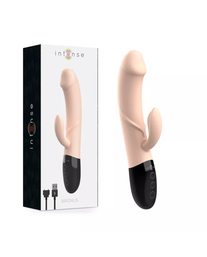 INTENSE - VIBRATEUR RECHARGEABLE NATUREL MAGNUS DUAL INTENSE - VIBRATEUR RECHARGEABLE NATUREL MAGNUS DUAL
