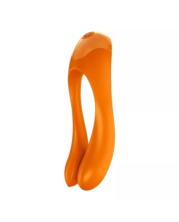 SATISFYER - VIBRATEUR  DOIGTS CANDY CANE ORANGE SATISFYER - VIBRATEUR  DOIGTS CANDY CANE ORANGE