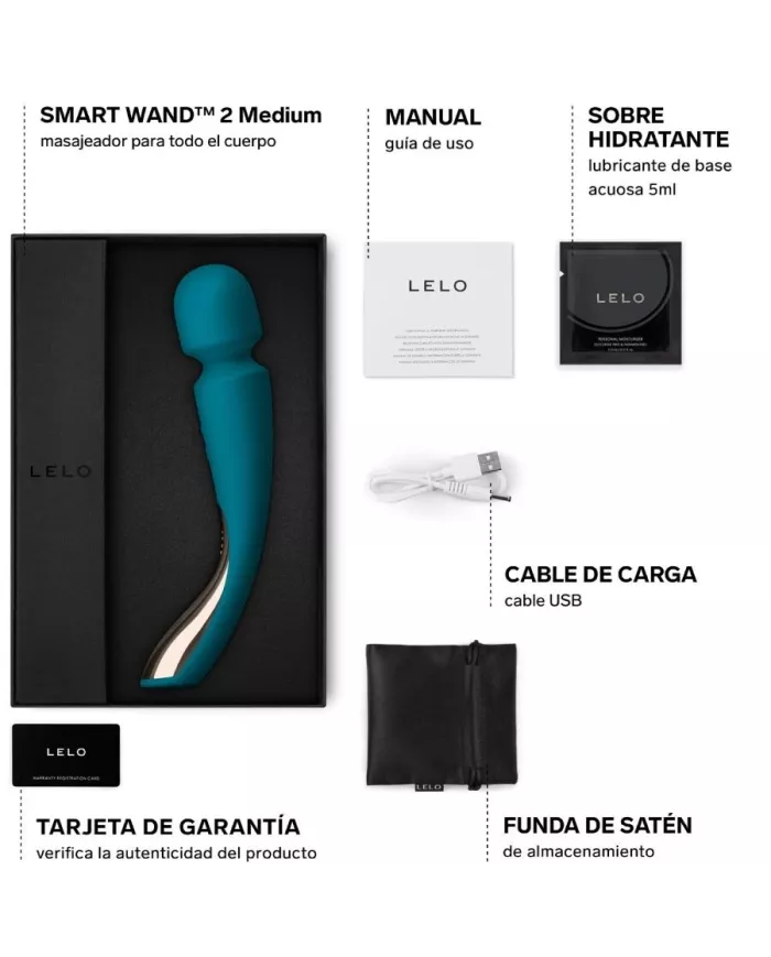 LELO - SMART MEDIUM WAND 2 AQUA MASSAGER LELO - SMART MEDIUM WAND 2 AQUA MASSAGER