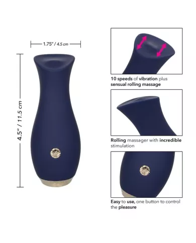 CALEXOTICS - MASSEUR CHIC TULIPE BLEU