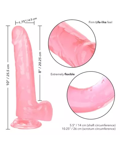 CALEXOTICS - GODE REINE TAILLE ROSE 20.3 CM