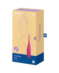 SATISFYER - VIBRATEUR TWIRLING FUN TIP ROSE