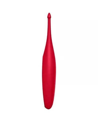 SATISFYER - VIBRATEUR TWIRLING FUN TIP ROUGE
