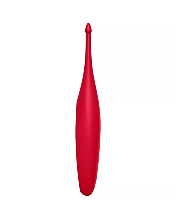 SATISFYER - VIBRATEUR TWIRLING FUN TIP ROUGE