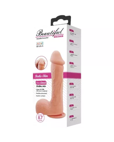 BAILE - GODE EN PEAU RÉALISTE JOHNSON 22 CM