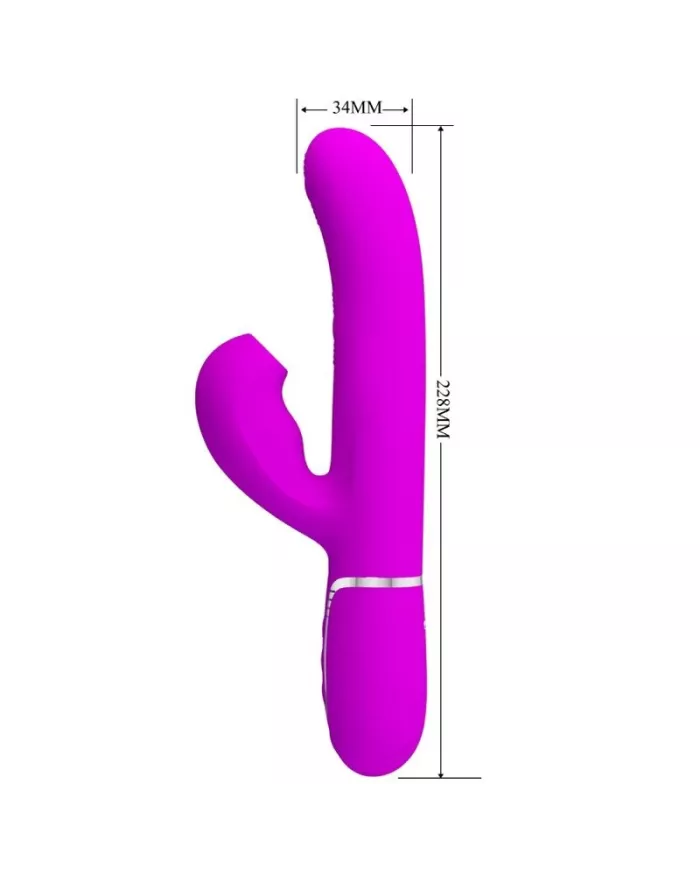 PRETTY LOVE - VIBRATEUR POINT G MULTIFONCTION 3 EN 1 PERLITA VIOLET PRETTY LOVE - VIBRATEUR POINT G MULTIFONCTION 3 EN 1 PERLITA VIOLET