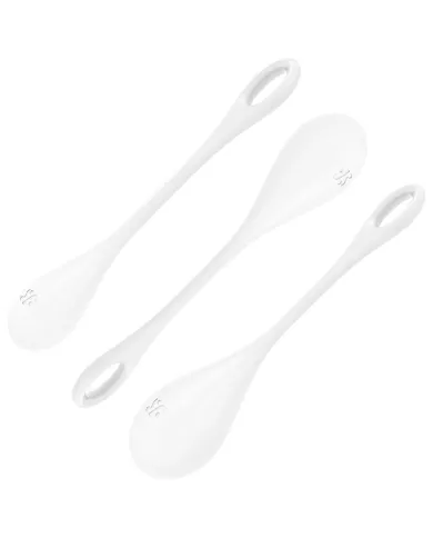 SATISFYER - ENSEMBLE ENTRAÎNEMENT YONI POWER 1 BLANC