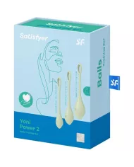 SATISFYER - ENSEMBLE ENTRAÎNEMENT YONI POWER 2 VERT