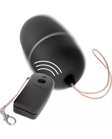 ONLINE - OEUF VIBRANT AVEC TÉLÉCOMMANDE NOIRE