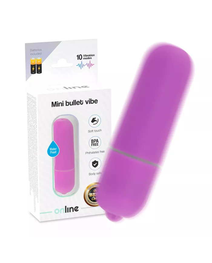 ONLINE - MINI BALLE VIBRANTE LILAS ONLINE - MINI BALLE VIBRANTE LILAS
