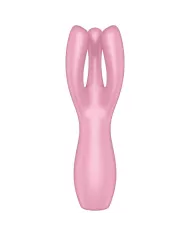 SATISFYER - VIBRATEUR THREESOME 3 ROSE SATISFYER - VIBRATEUR THREESOME 3 ROSE