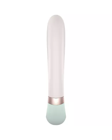 SATISFYER - APPLICATION HEAT WAVE VIBRATEUR BLANC