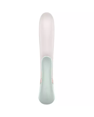 SATISFYER - APPLICATION HEAT WAVE VIBRATEUR BLANC