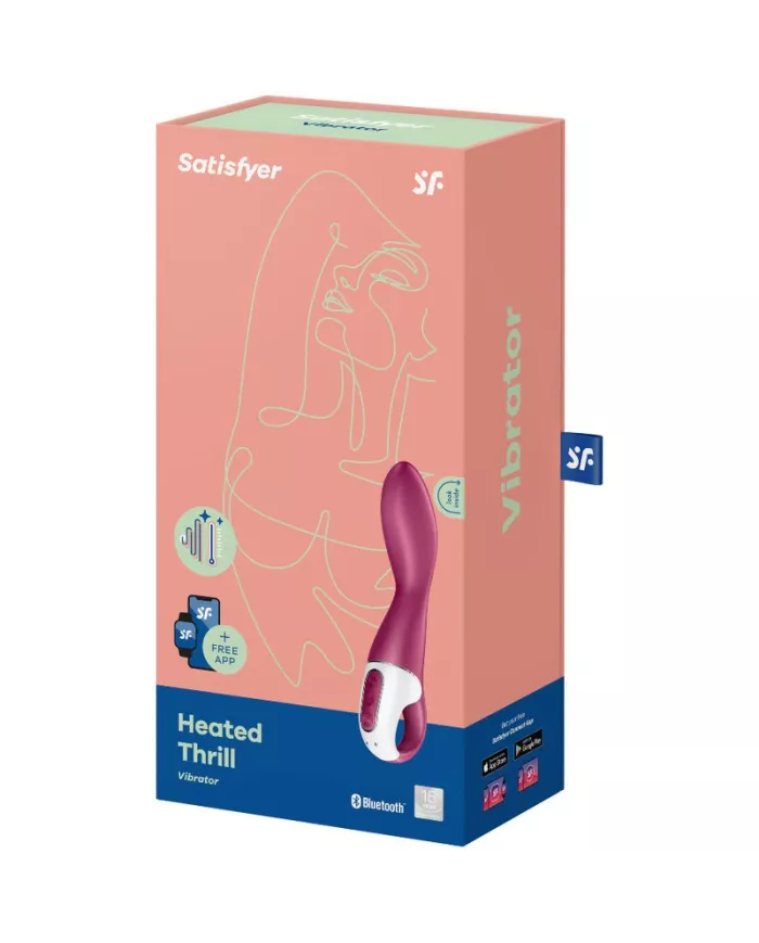 SATISFYER - VIBRATEUR POUR POINT G  THRILL CHAUFFANT