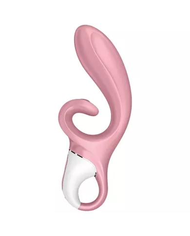 SATISFYER - APPLICATION VIBRATEUR HUG ME RABBIT ROSE