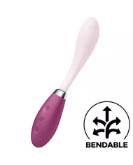 SATISFYER - VIBRATEUR MULTI G-SPOT FLEX 3 ROUGE