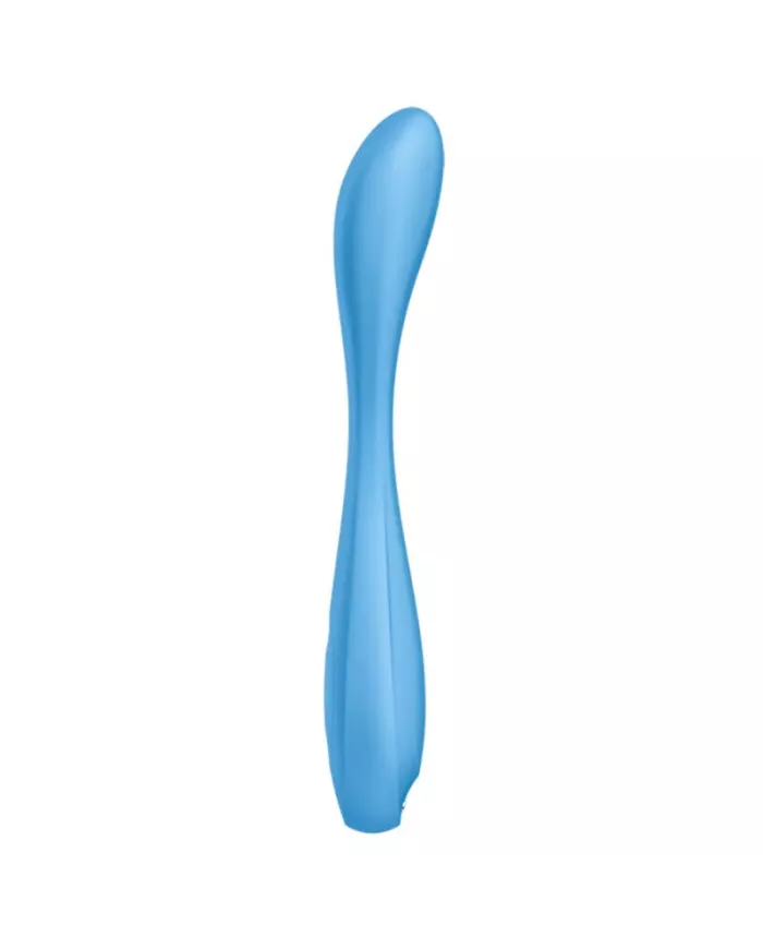 SATISFYER - APPLICATION MULTI VIBRATEUR G-SPOT FLEX 4+ BLEU