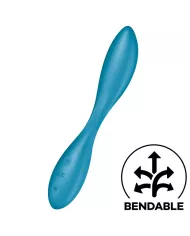 SATISFYER - VIBRATEUR MULTI G-SPOT FLEX 1 BLEU SATISFYER - VIBRATEUR MULTI G-SPOT FLEX 1 BLEU