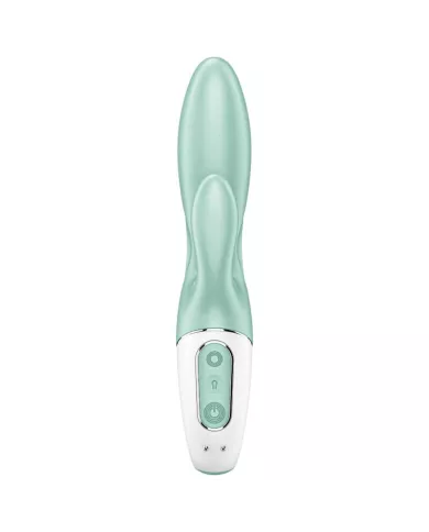 SATISFYER - AIR PUMP BUNNY 5+ APPLICATION GONFLABLE LAPIN VIBRATEUR VERT
