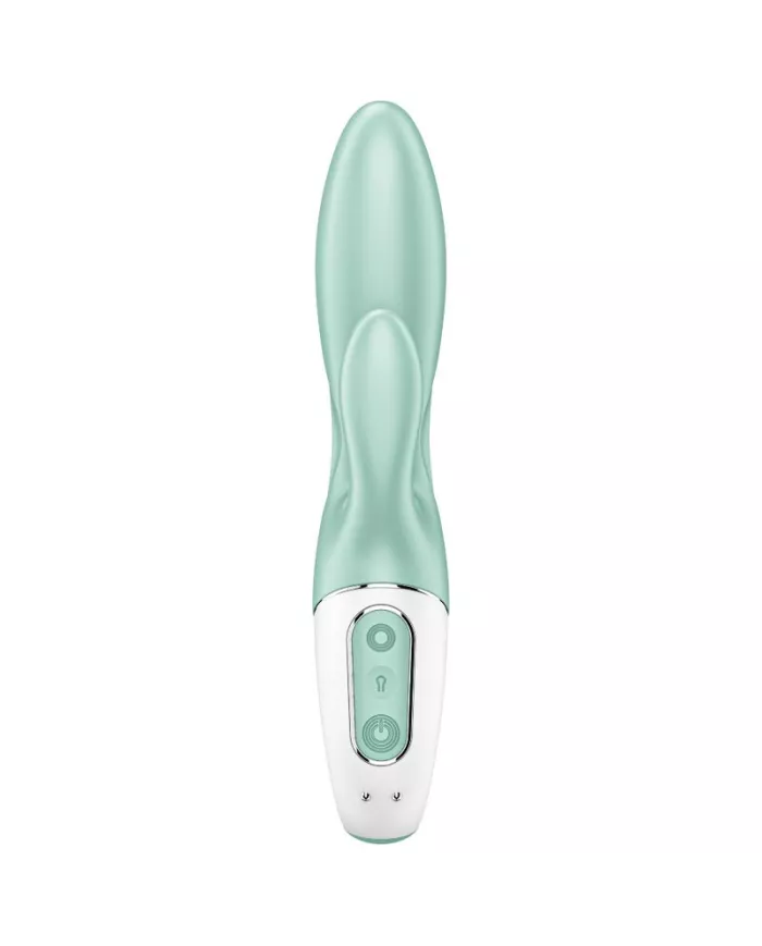 SATISFYER - AIR PUMP BUNNY 5+ APPLICATION GONFLABLE LAPIN VIBRATEUR VERT