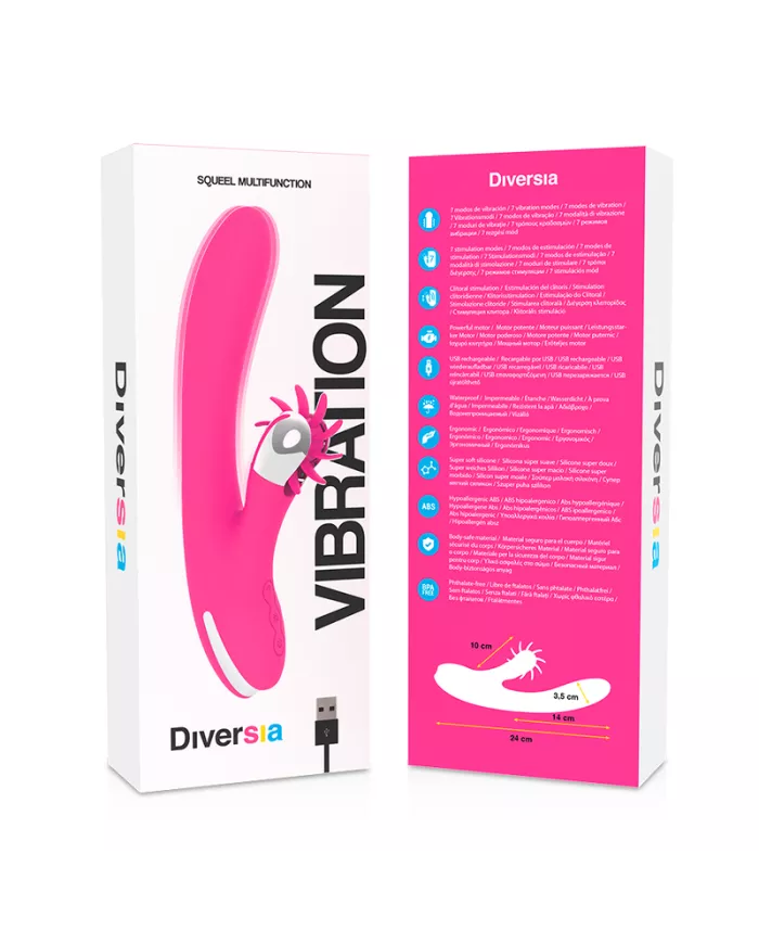 DIVERSIA - LAPIN VIBRANT 24 CM DIVERSIA - LAPIN VIBRANT 24 CM