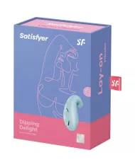 SATISFYER - VIBRATEUR  POSER DIPPING DELIGHT BLEU SATISFYER - VIBRATEUR  POSER DIPPING DELIGHT BLEU