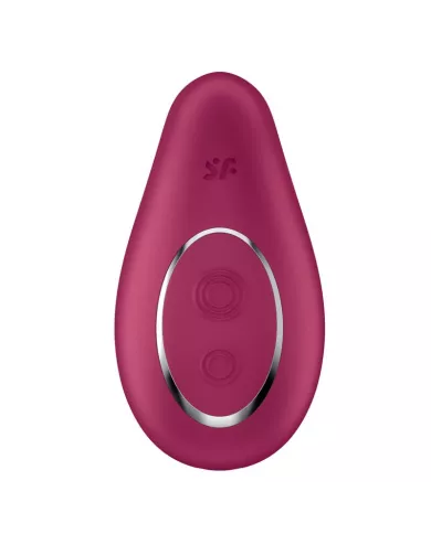 SATISFYER - VIBRATEUR  POSER DIPPING DELIGHT ROUGE