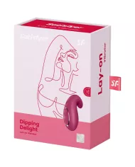 SATISFYER - VIBRATEUR  POSER DIPPING DELIGHT ROUGE SATISFYER - VIBRATEUR  POSER DIPPING DELIGHT ROUGE