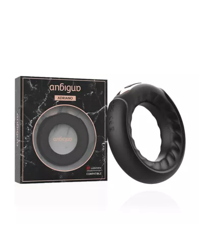ANBIGUO - ANNEAU VIBRANT ADRIANO COMPATIBLE AVEC LA TECHNOLOGIE SANS FIL WATCHME ANBIGUO - ANNEAU VIBRANT ADRIANO COMPATIBLE AVEC LA TECHNOLOGIE SANS FIL WATCHME