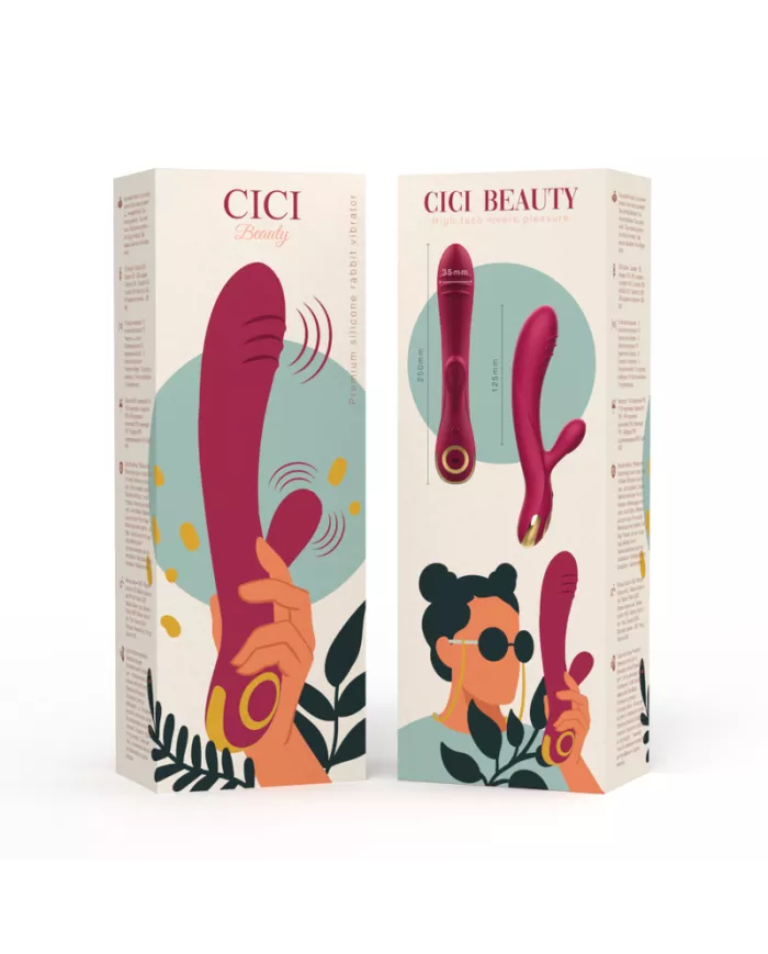 CICI BEAUTY - VIBRATEUR LAPIN EN SILICONE PREMIUM