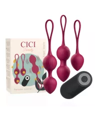 CICI BEAUTY - PREMIUM SILICONE 3 PERLES DE KEGEL VIBRANTES TÉLÉCOMMANDE CICI BEAUTY - PREMIUM SILICONE 3 PERLES DE KEGEL VIBRANTES TÉLÉCOMMANDE