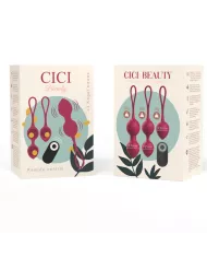 CICI BEAUTY - PREMIUM SILICONE 3 PERLES DE KEGEL VIBRANTES TÉLÉCOMMANDE