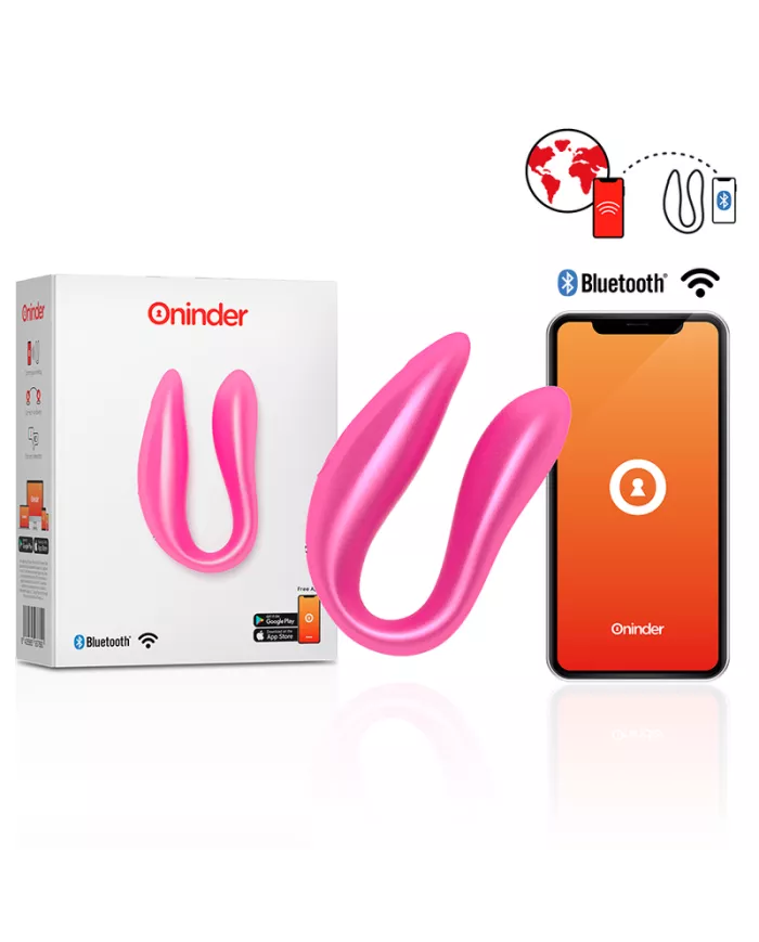 ONINDER - LISBOA G-SPOT & CLITORAL STIMULATEUR ROSE - APPLICATION GRATUITE