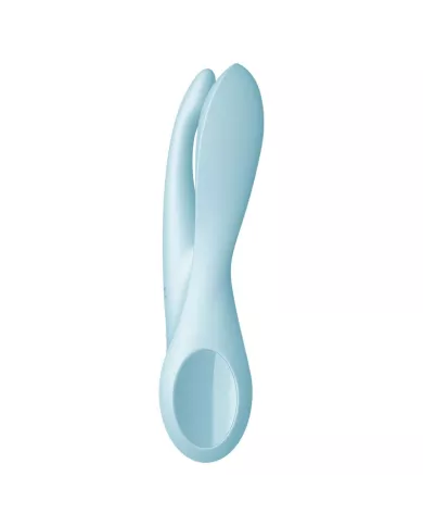 SATISFYER - VIBRATEUR THREESOME 1 BLEU