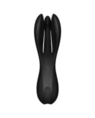 SATISFYER - VIBRATEUR THREESOME 2 NOIR