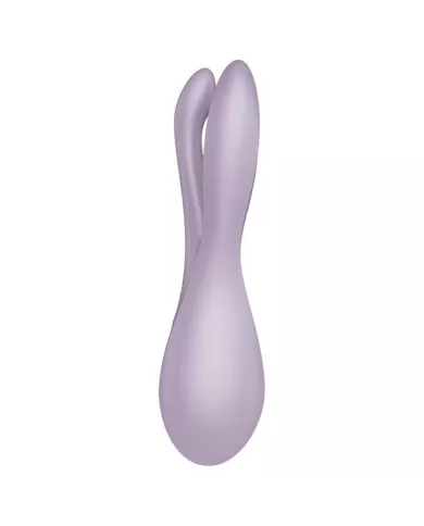 SATISFYER - VIBRATEUR THREESOME 2 VIOLET