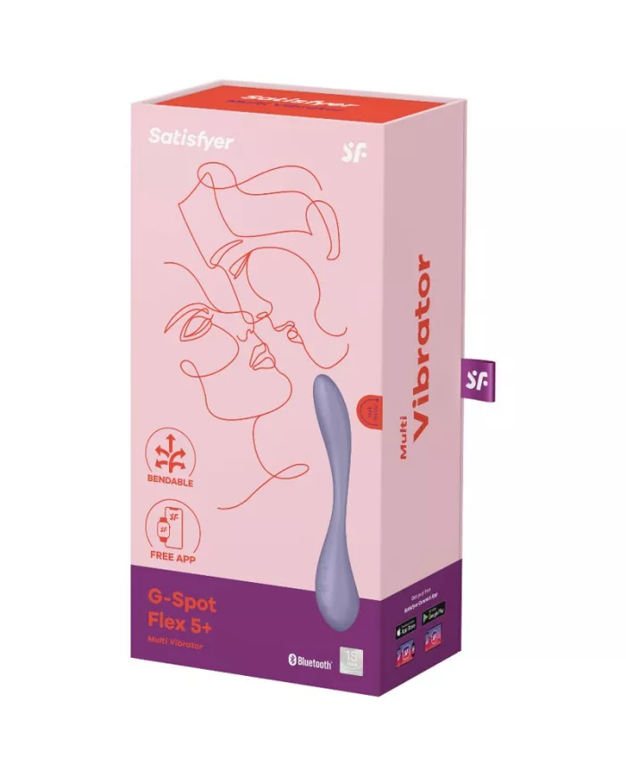 SATISFYER - VIBRATEUR MULTI G-SPOT FLEX 5 LILAS