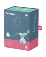 SATISFYER - VIBRATEUR  POSER VIVA LA VULVA 3 VERT SATISFYER - VIBRATEUR  POSER VIVA LA VULVA 3 VERT