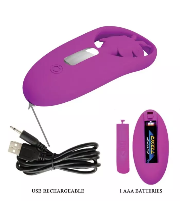 PRETTY LOVE - STIMULATEUR PAPILLON DANCING POUR CULOTTES AVEC TÉLÉCOMMANDE LILAS PRETTY LOVE - STIMULATEUR PAPILLON DANCING POUR CULOTTES AVEC TÉLÉCOMMANDE LILAS