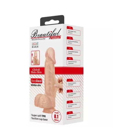 BAILE - BELLE RENCONTRE CATOBLEPAS GODE RÉALISTE FLEXIBLE 20.6 CM NATUREL