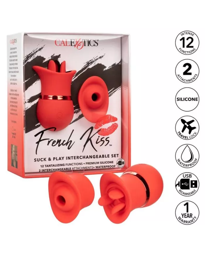 CALEXOTICS - ENSEMBLE FRENCH KISS SUCK & PLAY CALEXOTICS - ENSEMBLE FRENCH KISS SUCK & PLAY