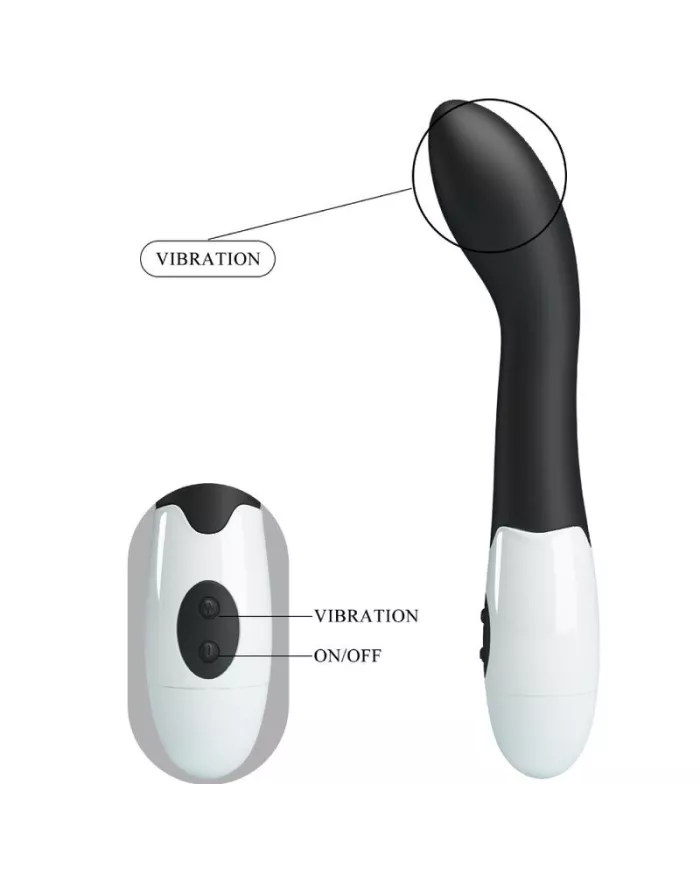 PRETTY LOVE - BISHOP VIBRATEUR POINT G 30 MODES NOIR PRETTY LOVE - BISHOP VIBRATEUR POINT G 30 MODES NOIR